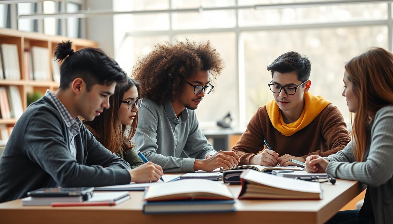 Organized exam preparation notes and academic planner